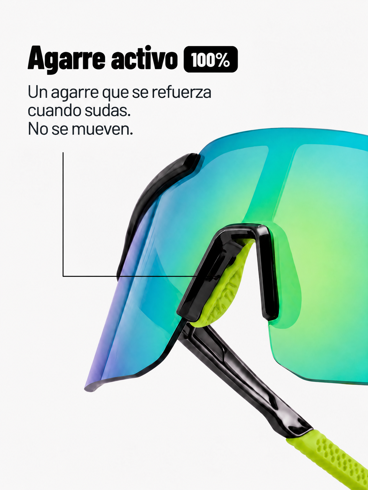 [Black Green] 04 - Agarre activo 100 %